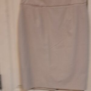 Calvin Klein Light Beige Pencil Skirt